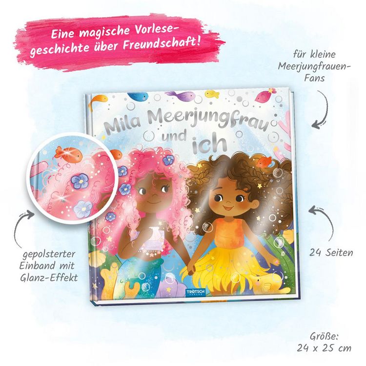 Produktbild: Tr&ouml;tsch Vorlesebuch Mila Meerjungfrau und ich