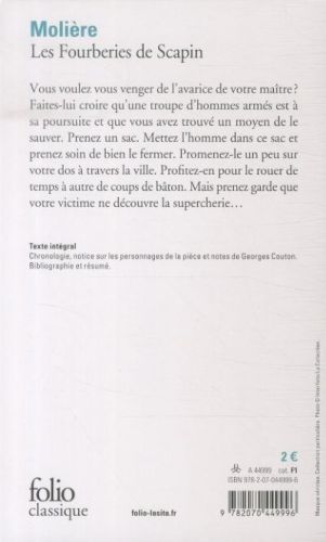 Produktbild: Les fourberies de Scapin