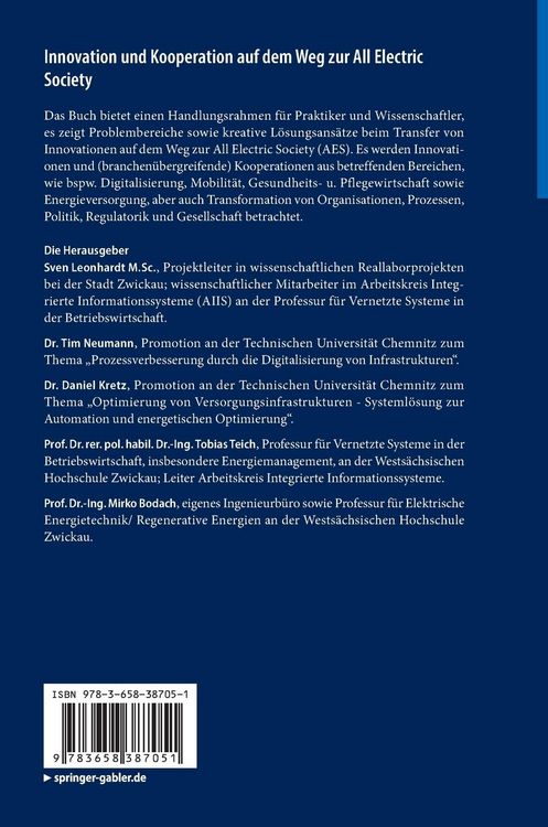 Produktbild: Innovation und Kooperation auf dem Weg zur All Electric Society