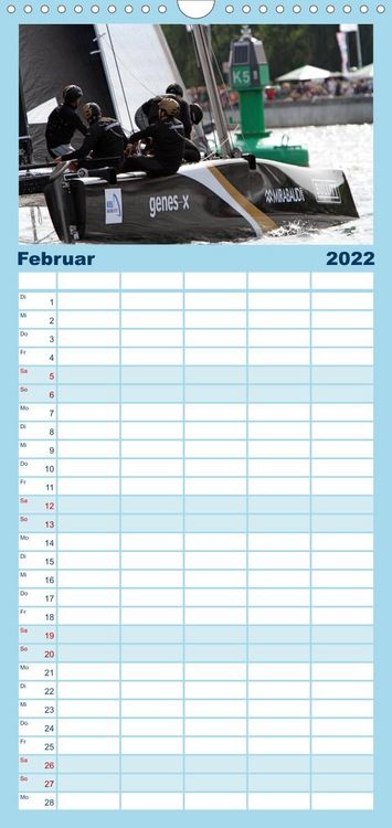 Produktbild: High Speed Katamarane - Schwebend ans Limit - Familienplaner hoch (Wandkalender 2022 , 21 cm x 45 cm, hoch)