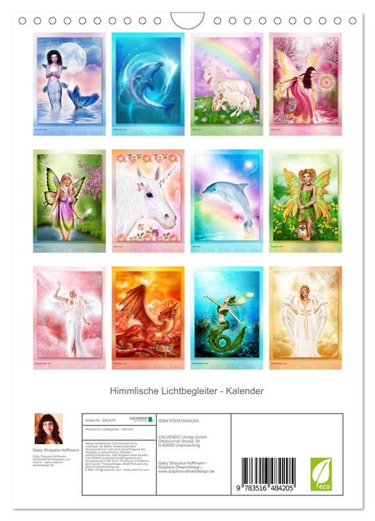 Produktbild: Himmlische Lichtbegleiter - Kalender (Wandkalender 2026 DIN A4 hoch), CALVENDO Monatskalender