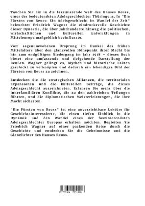 Produktbild: Die F&uuml;rsten von Reuss: Ein Adelsgeschlecht im Wandel der Zeit