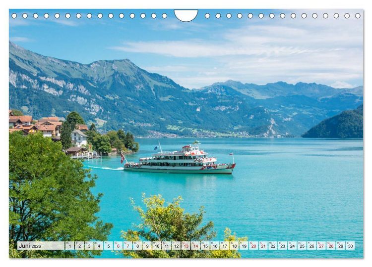 Produktbild: Der Brienzersee - Im Herzen des Berner Oberlandes (Wandkalender 2026 DIN A4 quer), CALVENDO Monatskalender