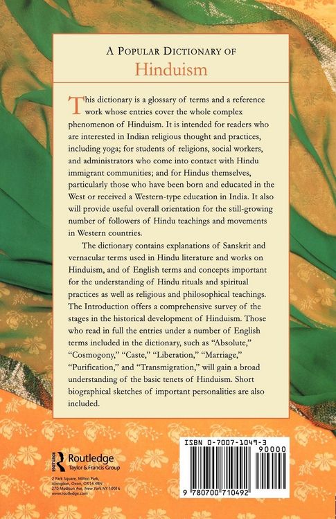 Produktbild: A Popular Dictionary of Hinduism