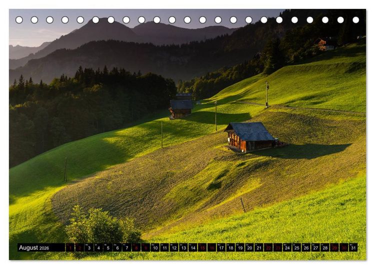 Produktbild: Bergsommer im Berner Oberland (Tischkalender 2026 DIN A5 quer), CALVENDO Monatskalender