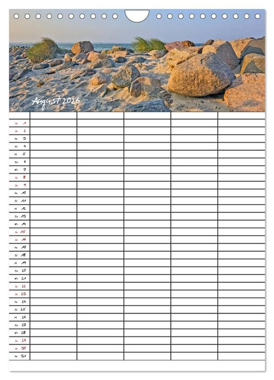 Produktbild: Timmendorfer Strand - Ostsee Urlaubsparadies (Wandkalender 2026 DIN A4 hoch), CALVENDO Monatskalender