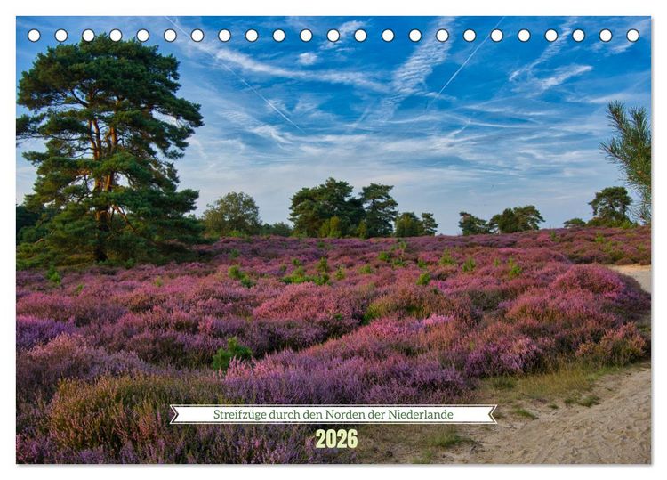 Produktbild: Streifz&uuml;ge durch den Norden der Niederlande (Tischkalender 2026 DIN A5 quer), CALVENDO Monatskalender