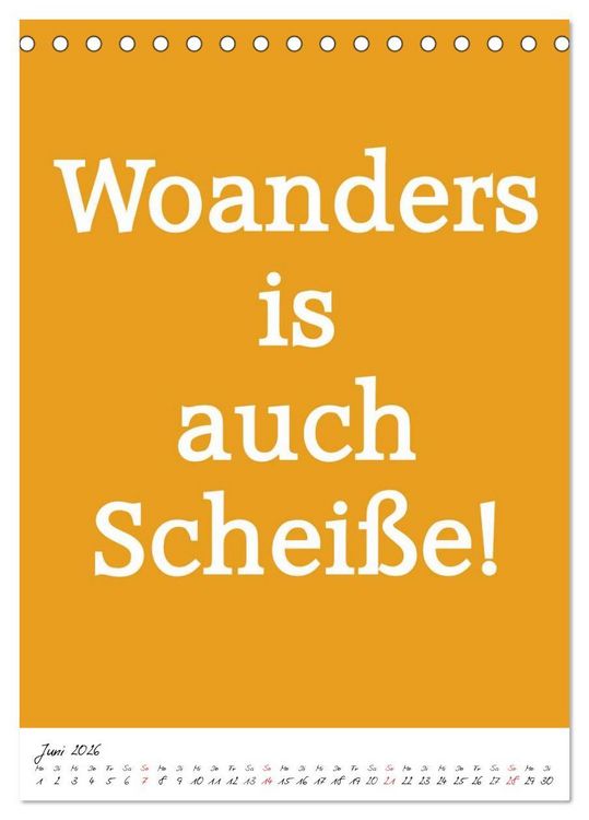 Produktbild: Spr&uuml;che aus&acute;m Pott (Tischkalender 2026 DIN A5 hoch), CALVENDO Monatskalender