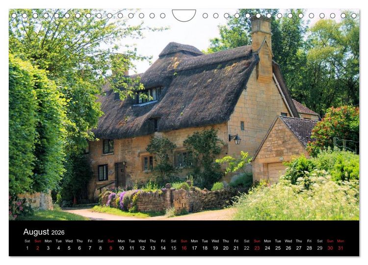 Produktbild: Cotswold Towns (Wall Calendar 2026 DIN A4 landscape), CALVENDO 12 Month Wall Calendar