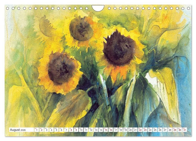 Produktbild: FLOWER MAGIC (Wall Calendar 2026 DIN A4 landscape), CALVENDO 12 Month Wall Calendar