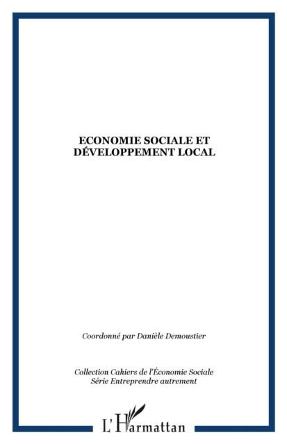 Produktbild: Economie sociale et developpement local