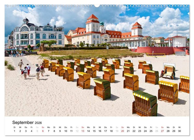 Produktbild: R&uuml;gen und Hiddensee (hochwertiger Premium Wandkalender 2026 DIN A2 quer), Kunstdruck in Hochglanz