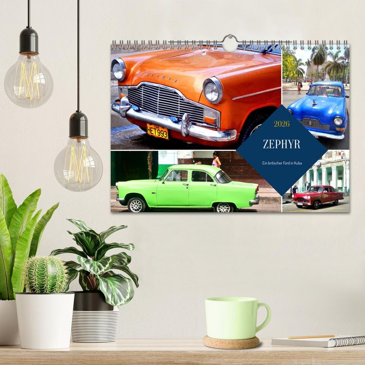 Produktbild: ZEPHYR - Ein britischer Ford in Kuba (Wandkalender 2026 DIN A4 quer), CALVENDO Monatskalender