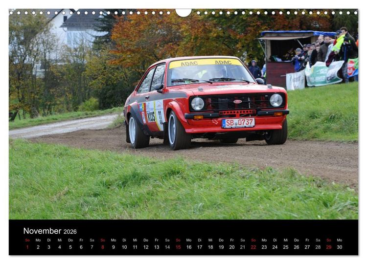 Produktbild: Asphalt und Schotter Rallye (Wandkalender 2026 DIN A3 quer), CALVENDO Monatskalender