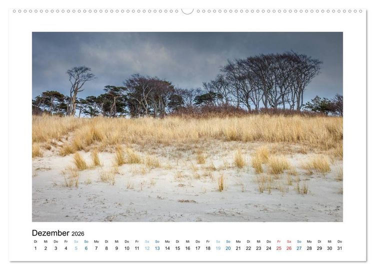 Produktbild: Fischland - Dar&szlig; - Zingst: Zwischen Meer und Bodden (Wandkalender 2026 DIN A2 quer), CALVENDO Monatskalender