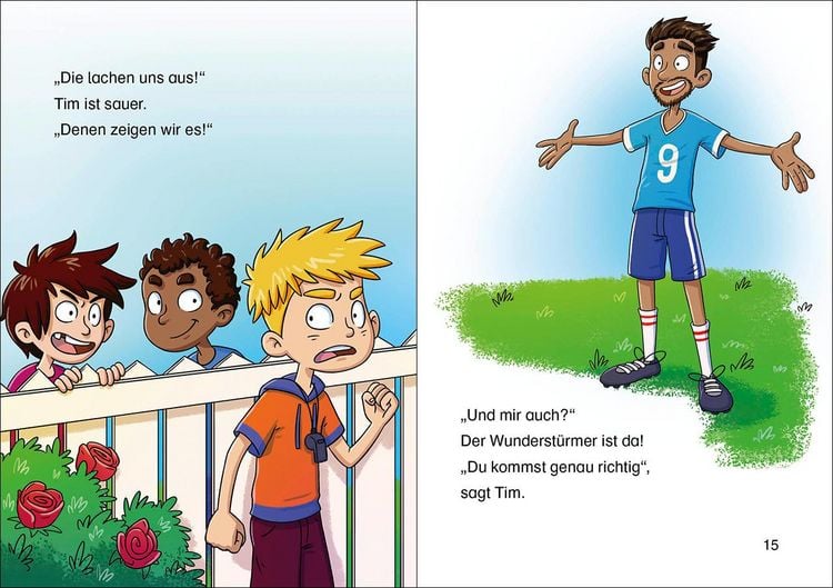 Produktbild: Lesel&ouml;wen 1. Klasse - Anpfiff f&uuml;r den Wunderst&uuml;rmer!