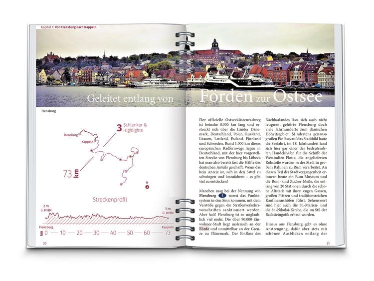 Produktbild: KOMPASS Radreisef&uuml;hrer Ostseek&uuml;stenradweg Schleswig Holstein