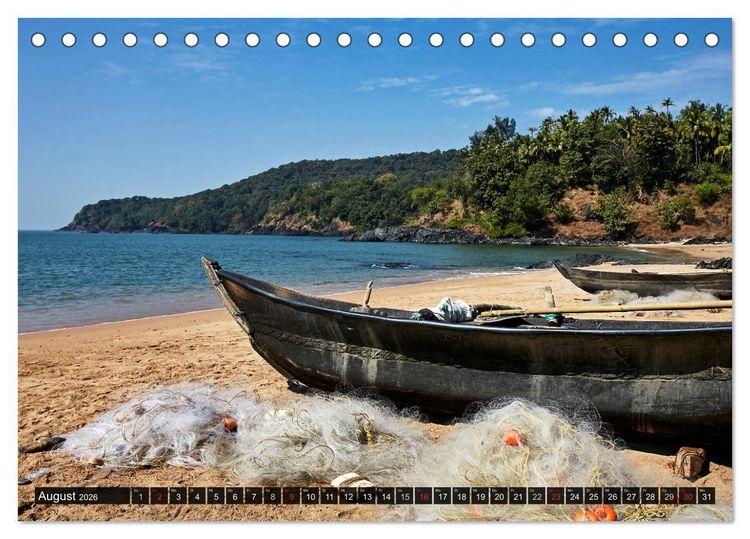 Produktbild: Exotisches Indien (Tischkalender 2026 DIN A5 quer), CALVENDO Monatskalender