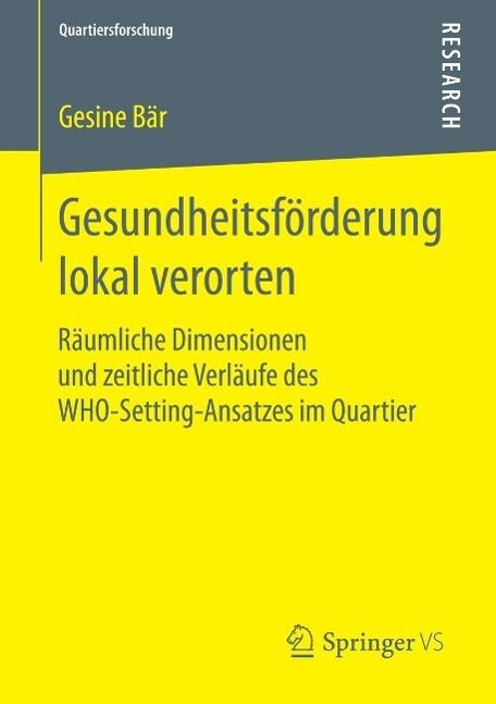 Produktbild: Gesundheitsf&ouml;rderung lokal verorten