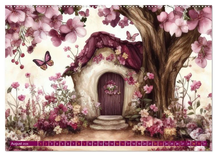 Produktbild: M&auml;rchenlandreisen (hochwertiger Premium Wandkalender 2026 DIN A2 quer), Kunstdruck in Hochglanz