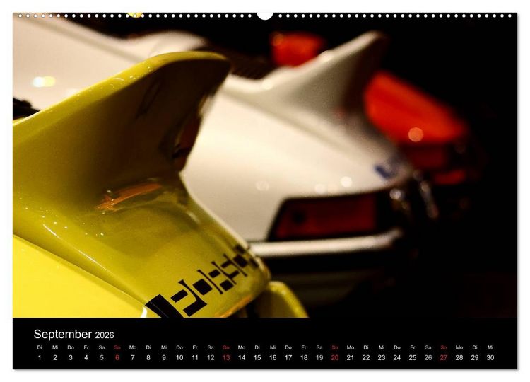 Produktbild: Heiligs Blechle - Porsche-Ikonen im Detail (Wandkalender 2026 DIN A2 quer), CALVENDO Monatskalender