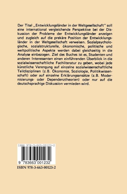Produktbild: Entwicklungsl&auml;nder in der Weltgesellschaft