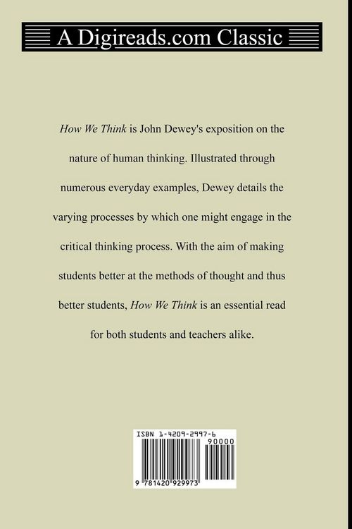 Produktbild: How We Think
