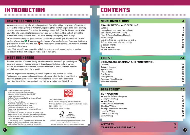 Produktbild: Minecraft English Ages 6-7