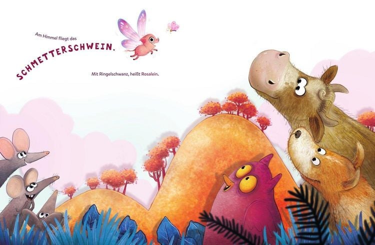 Produktbild: Rosalein Schmetterschwein will fliegen