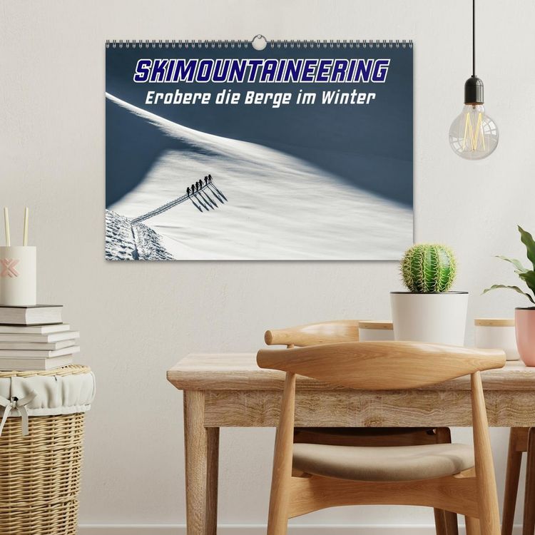 Produktbild: Skimountaineering - Erobere die Berge im Winter (Wandkalender 2026 DIN A3 quer), CALVENDO Monatskalender