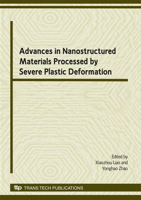 Produktbild: Advances in Nanostructured Materials Processed by SPD