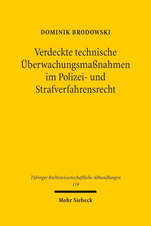 Produktbild: Verdeckte technische &Uuml;berwachungsma&szlig;nahmen im Polizei- und Strafverfahrensrecht