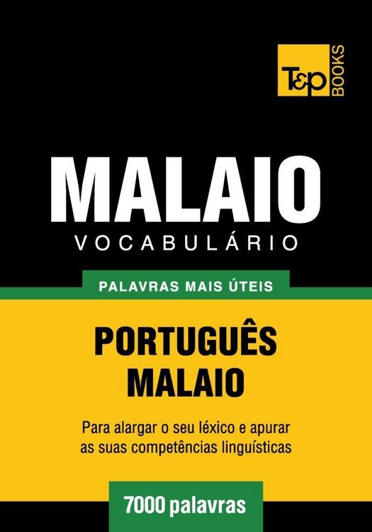 Produktbild: Vocabul&aacute;rio Portugu&ecirc;s-Malaio - 7000 palavras