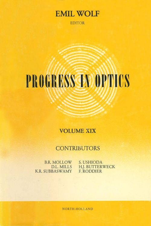 Produktbild: Progress in Optics