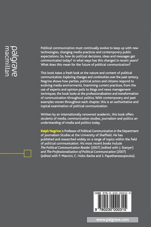 Produktbild: The Transformation of Political Communication