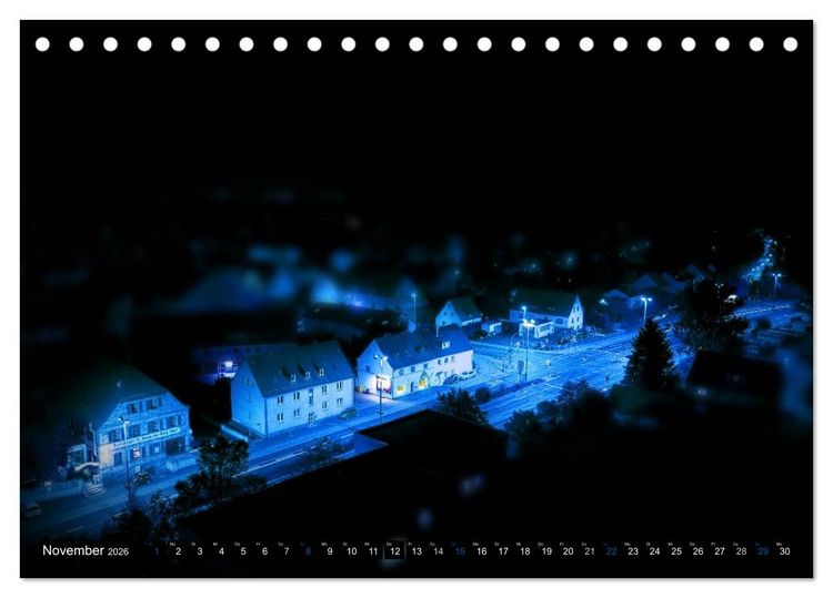 Produktbild: Erlangen von oben (Tischkalender 2026 DIN A5 quer), CALVENDO Monatskalender