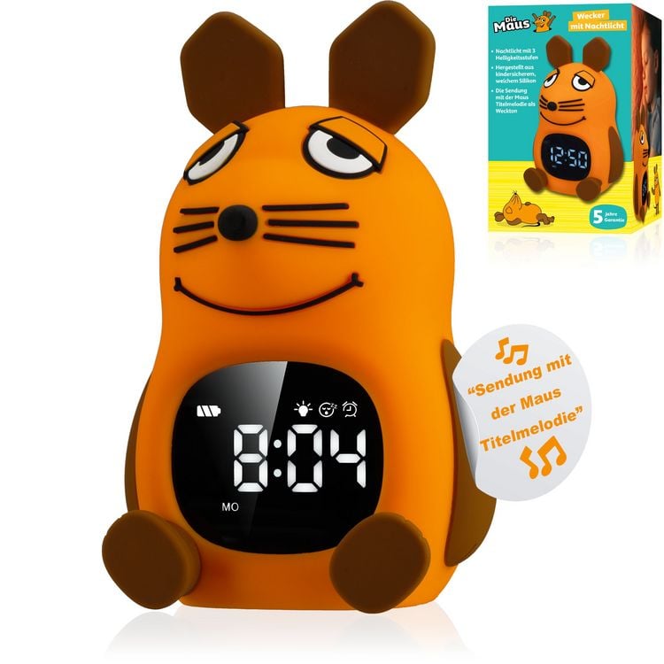 Produktbild: Bresser 10564 - DieMaus Lichtwecker f&uuml;r Kinder, Maus
