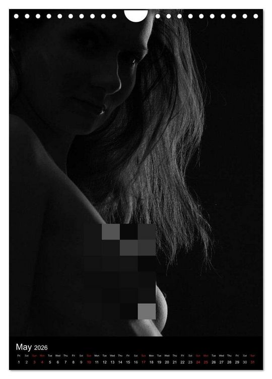Produktbild: Erotic Silhouettes / UK-Version (Wall Calendar 2026 DIN A4 portrait), CALVENDO 12 Month Wall Calendar