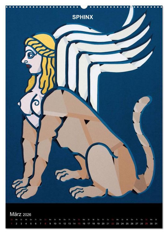 Produktbild: MYTHOS und LEGENDE (hochwertiger Premium Wandkalender 2026 DIN A2 hoch), Kunstdruck in Hochglanz