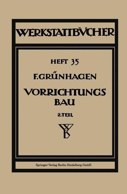 Produktbild: Der Vorrichtungsbau