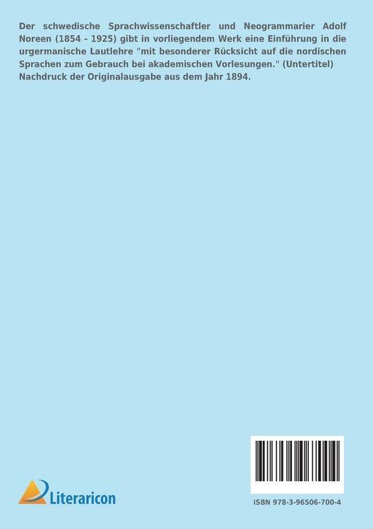 Produktbild: Abriss der urgermanischen Lautlehre