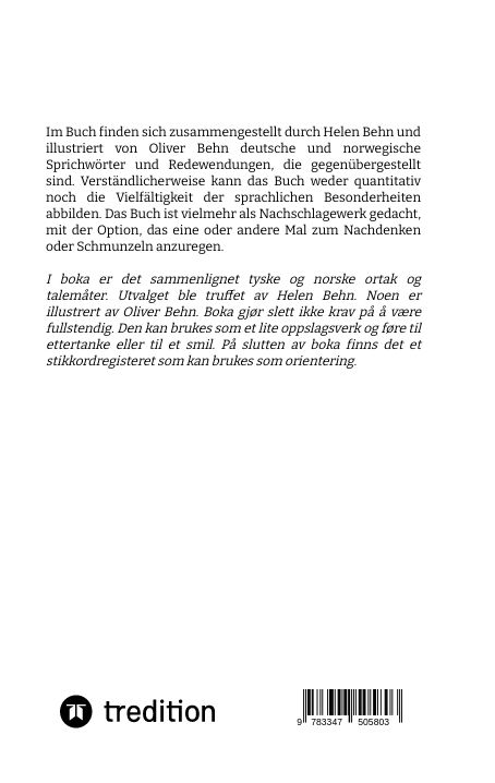 Produktbild: Deutsche und norwegische Sprichw&ouml;rter und Redewendungen