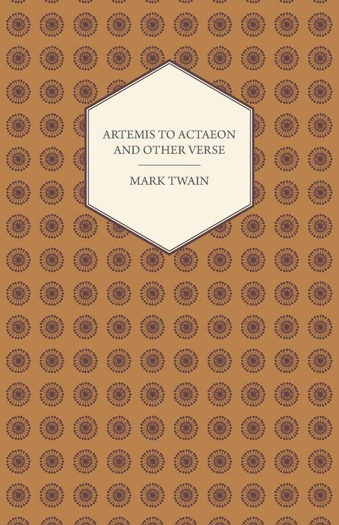 Produktbild: Artemis to Actaeon and Other Verse