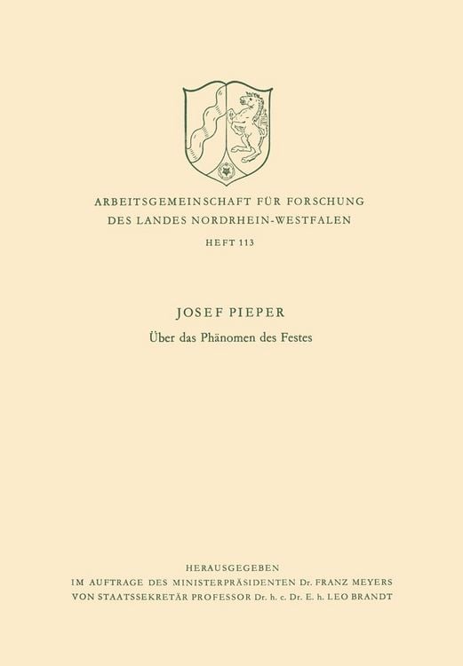 Produktbild: &Uuml;ber das Ph&auml;nomen des Festes