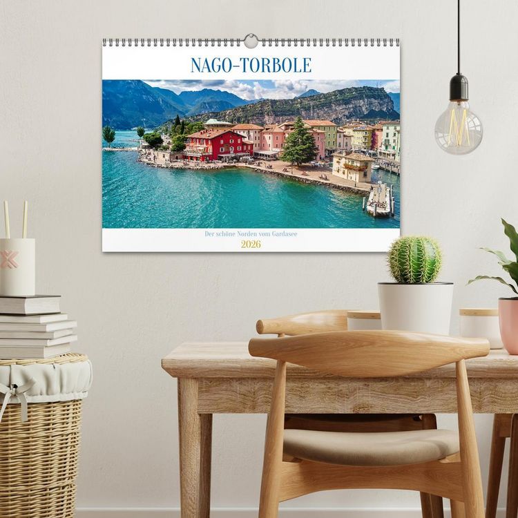 Produktbild: Nago-Torbole, der sch&ouml;ne Norden vom Gardasee (Wandkalender 2026 DIN A3 quer), CALVENDO Monatskalender