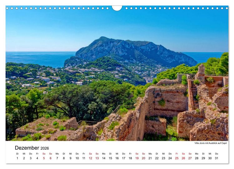 Produktbild: Highlights am Golf von Neapel (Wandkalender 2026 DIN A3 quer), CALVENDO Monatskalender