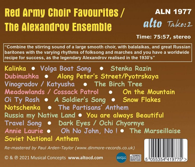 Produktbild: Red Army Choir Favourites