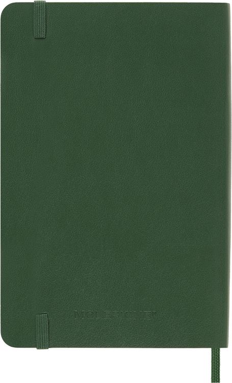 Produktbild: Moleskine 12 Monate Wochen Notizkalender 2027, Pocket/A6, 1 Wo = 1 Seite, rechts linierte Seite, Weicher Einband, Myrtengr&uuml;n