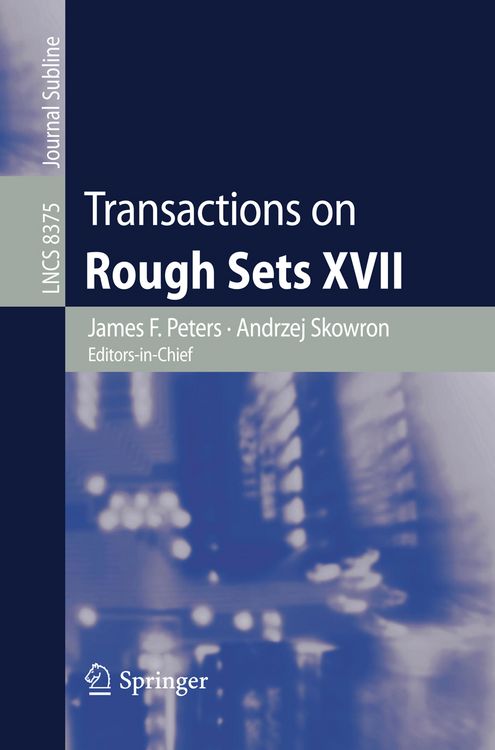Produktbild: Transactions on Rough Sets XVII