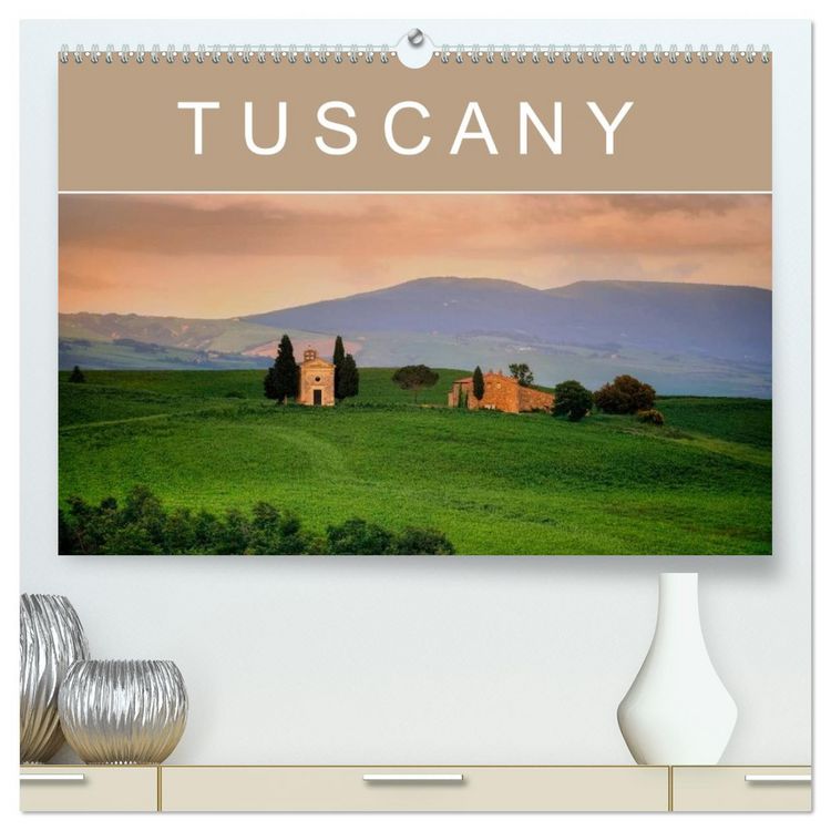 Produktbild: Tuscany (High Quality Premium Wall Calendar 2026 DIN A2 landscape),CALVENDO 12 Month Wall Calendar
